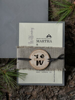 WEDDING INVITATIONS forest / Mountains / woodland theme Unique wedding invitations, wooden invites8