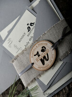 WEDDING INVITATIONS forest / Mountains / woodland theme Unique wedding invitations, wooden invites8