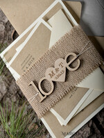 WEDDING INVITATIONS forest / Mountains / woodland theme Elegant Wedding invitations, country barn stationery7