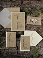 WEDDING INVITATIONS forest / Mountains / woodland theme Elegant Wedding invitations, country barn stationery7