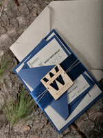 WEDDING INVITATIONS forest / Mountains / woodland theme Wedding invitations custom, natural rustic stationery8