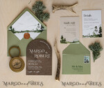 HOCHZEITS EINLADUNGEN Wald / Berge / Waldlandschaft Thema Wald Holz Hochzeits Einladung Suite, Moderne rustikale Hochzeits Einladungen, Natürliche Holz Einladungen Suite Hochzeitskarten, Grüne Hochzeits Einladungen, Nebelwald Frosted Hochzeits Einladung Suite, Kiefernbäume Hochzeits Einladung.16