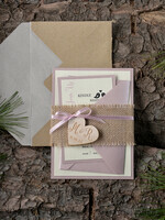 WEDDING INVITATIONS forest / Mountains / woodland theme Personalised Wedding invitations, wooden invites7