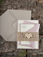 WEDDING INVITATIONS forest / Mountains / woodland theme Wedding invitations cards, rustic wood stationery8