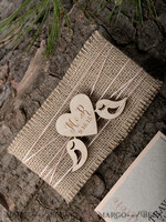 WEDDING INVITATIONS forest / Mountains / woodland theme The wedding invitations card, wooden invites8