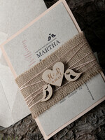 WEDDING INVITATIONS forest / Mountains / woodland theme The wedding invitations card, wooden invites8