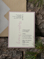 WEDDING INVITATIONS forest / Mountains / woodland theme Personalised Wedding invitations, rustic invites9