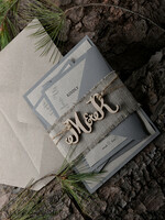 WEDDING INVITATIONS forest / Mountains / woodland theme The wedding invitations card, wooden invites8