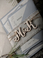 WEDDING INVITATIONS forest / Mountains / woodland theme The wedding invitations card, wooden invites8