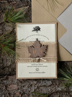 WEDDING INVITATIONS forest / Mountains / woodland theme Stunning wedding invitations, natural rustic stationery5