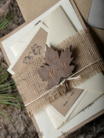WEDDING INVITATIONS forest / Mountains / woodland theme Stunning wedding invitations, natural rustic stationery5