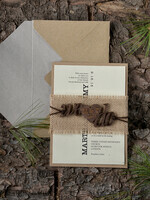 WEDDING INVITATIONS forest / Mountains / woodland theme Wedding invitations suite, woodland stationery6