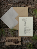 WEDDING INVITATIONS forest / Mountains / woodland theme Wedding invitations suite, woodland stationery6