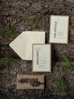 WEDDING INVITATIONS forest / Mountains / woodland theme Wedding invitations suite, woodland stationery6