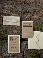 HOCHZEITS EINLADUNGEN Wald / Berge / Waldlandschaft Thema Personalisierte Hochzeitseinladung, rustikale Einladungen für die Scheune5