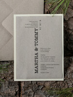 HOCHZEITS EINLADUNGEN Wald / Berge / Waldlandschaft Thema Handgemachte Hochzeitseinladung, Waldstationery7