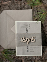 HOCHZEITS EINLADUNGEN Wald / Berge / Waldlandschaft Thema Handgemachte Hochzeitseinladung, Waldstationery7