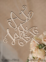 CAKE TOPPER RUSTIC wedding cake topper, wooden5