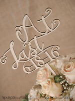 CAKE TOPPER RUSTIC wedding cake topper, wooden5