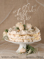CAKE TOPPER RUSTIC wedding cake topper, wooden5
