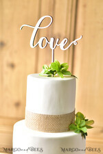 CAKE TOPPER RUSTIC wedding cake topper, wooden4