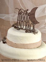 CAKE TOPPER RUSTIC topper, wooden3