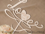 CAKE TOPPER RUSTIC wedding cake topper, wooden6