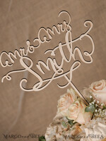 CAKE TOPPER RUSTIC wedding cake topper, wooden4