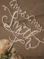 CAKE TOPPER RUSTIC wedding cake topper, wooden4