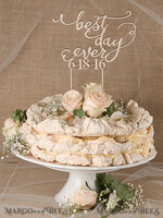 CAKE TOPPER RUSTIC wedding cake topper, vintage6