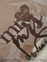 CAKE TOPPER RUSTIC topper, wooden3