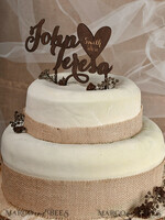 CAKE TOPPER RUSTIC cake topper, wooden3