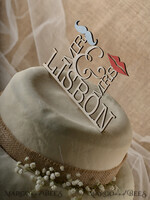 CAKE TOPPER RUSTIC cake topper, vintage5