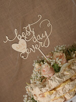 CAKE TOPPER RUSTIC topper, wooden5