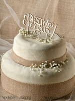 CAKE TOPPER RUSTIC topper, wooden5