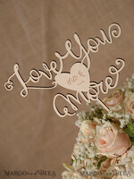 CAKE TOPPER RUSTIC topper, wooden5