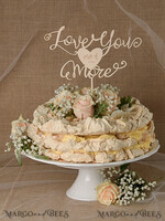 CAKE TOPPER RUSTIC topper, wooden5