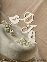 CAKE TOPPER RUSTIC wedding cake topper, rustic6