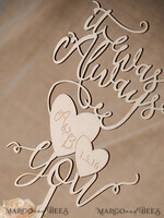 CAKE TOPPER RUSTIC wedding cake topper, wooden5