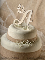 CAKE TOPPER RUSTIC cake topper, wooden4