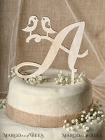 CAKE TOPPER RUSTIC cake topper, wooden4