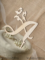 CAKE TOPPER RUSTIC cake topper, wooden4