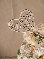 CAKE TOPPER RUSTIC topper, wooden4