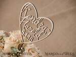 CAKE TOPPER RUSTIC topper, wooden4