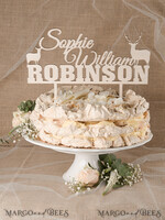 CAKE TOPPER RUSTIC wedding cake topper, vintage3