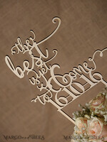 CAKE TOPPER RUSTIC topper, wooden5