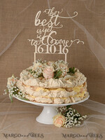 CAKE TOPPER RUSTIC topper, wooden5