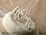 CAKE TOPPER RUSTIC wedding cake topper, wooden3