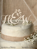 CAKE TOPPER RUSTIC wedding cake topper, wooden3