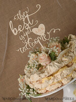 CAKE TOPPER RUSTIC wedding cake topper, wooden6